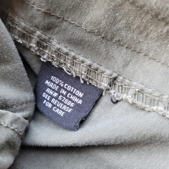 New Look Womens Army Green Anorak Hooded Parka Coat Large - Picture 8 of 12